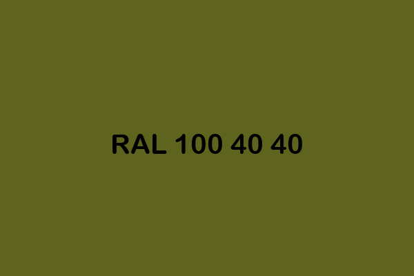 RAL 100 40 40 ral design