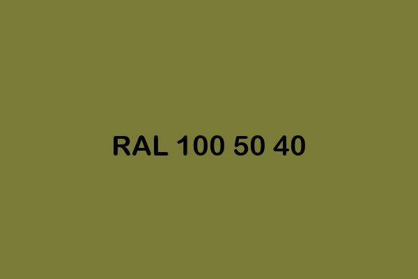 RAL 100 50 40 ral design