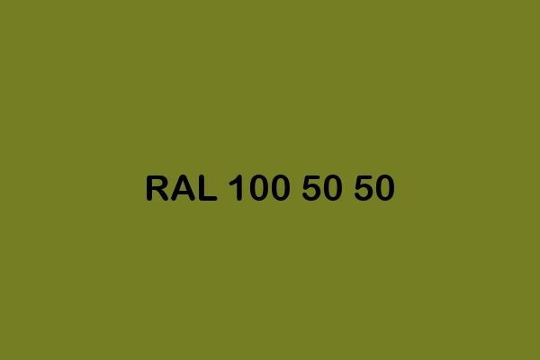 RAL 100 50 50 ral design