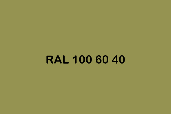 RAL 100 60 40 ral design