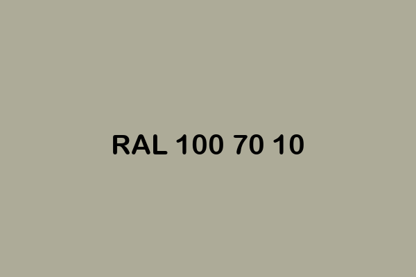 RAL 100 70 10 ral design