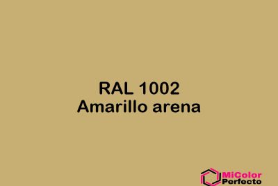 RAL 1002 Amarillo arena