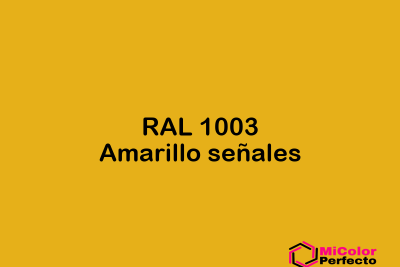 RAL 1003 Amarillo senales