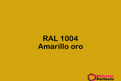 RAL 1004 Amarillo oro