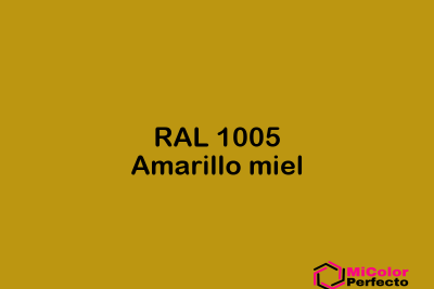 RAL 1005 Amarillo miel