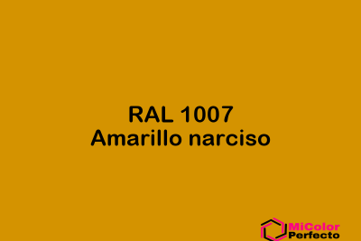 RAL 1007 Amarillo narciso