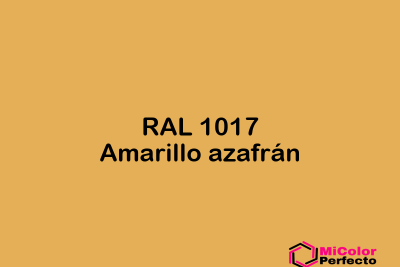 RAL 1017 Amarillo azafran