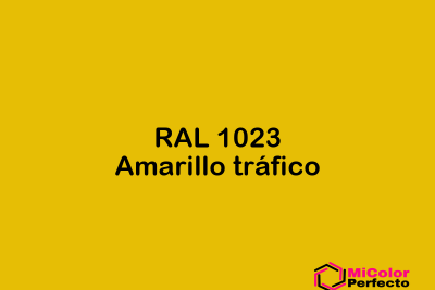 RAL 1023 Amarillo trafico