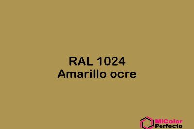 RAL 1024 Amarillo ocre