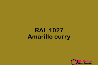 RAL 1027 Amarillo curry