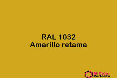 RAL 1032 Amarillo retama