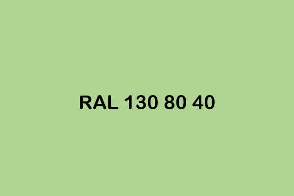 RAL 130 80 40 ral design