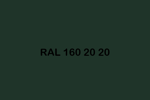 RAL 160 20 20 ral design