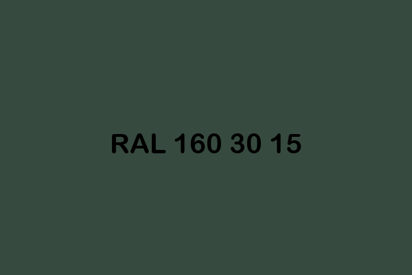 RAL 160 30 15 ral design