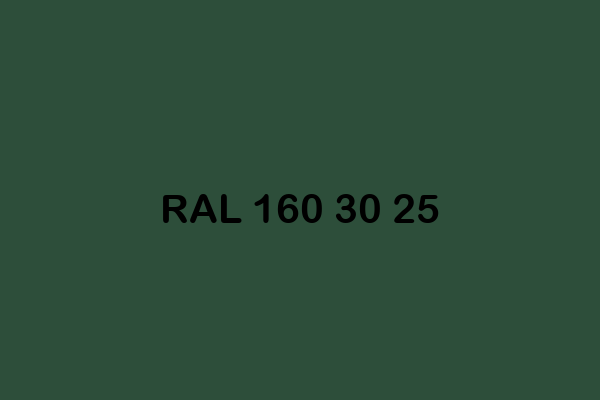 RAL 160 30 25 ral design