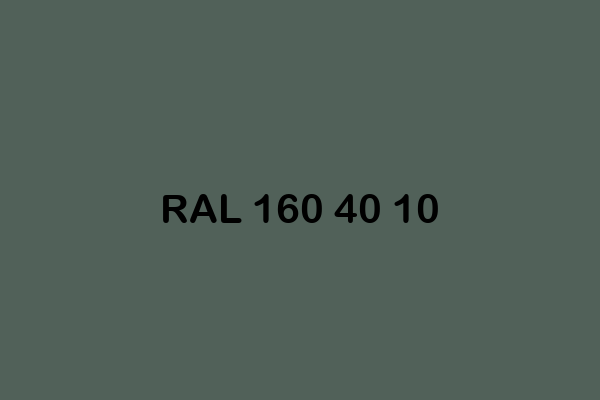 RAL 160 40 10 ral design