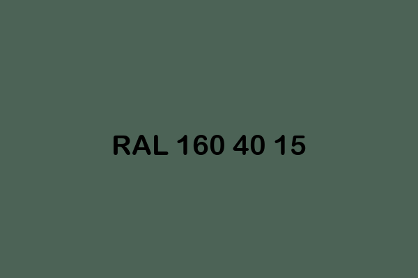 RAL 160 40 15 ral design