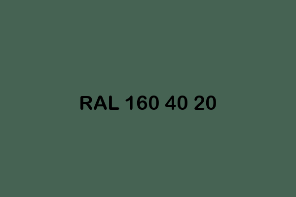 RAL 160 40 20 ral design