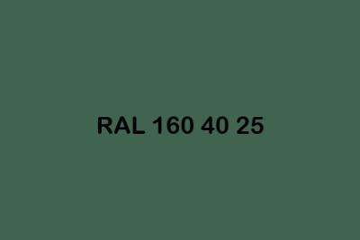 RAL 160 40 25 ral design