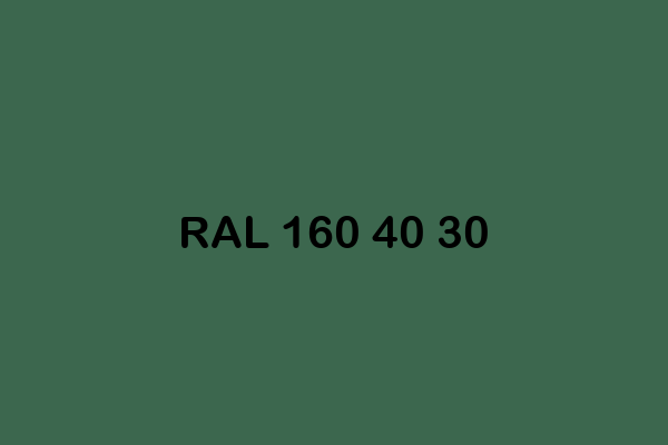 RAL 160 40 30 ral design