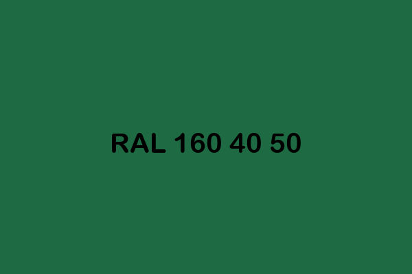 RAL 160 40 50 ral design