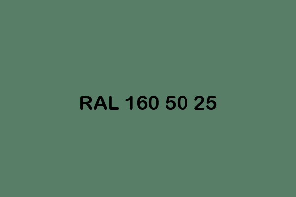 RAL 160 50 25 ral design