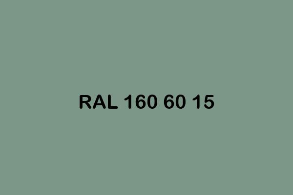 RAL 160 60 15 ral design