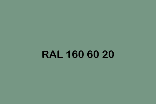 RAL 160 60 20 ral design