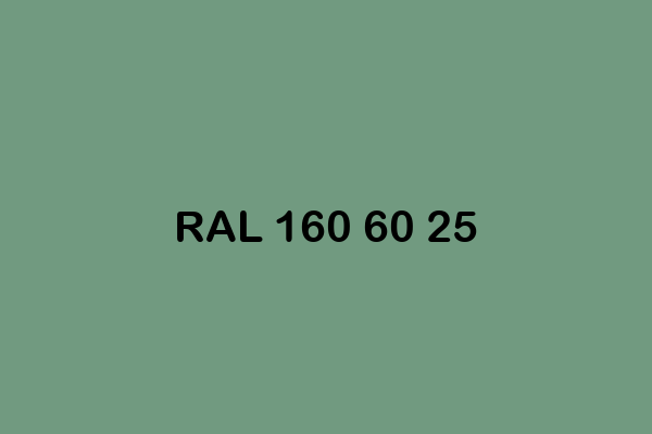 RAL 160 60 25 ral design