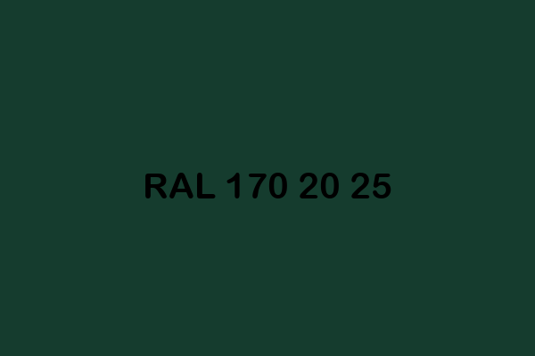 RAL 170 20 25 ral design