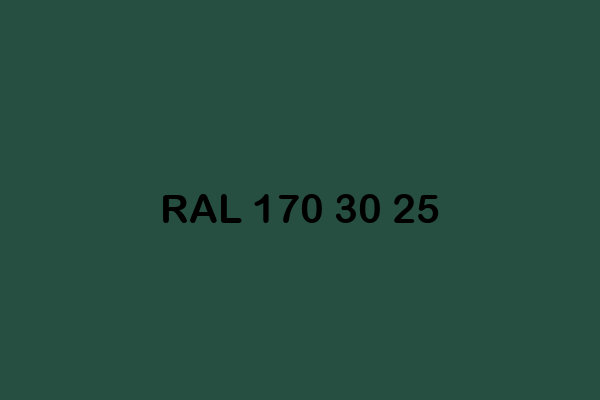 RAL 170 30 25 ral design