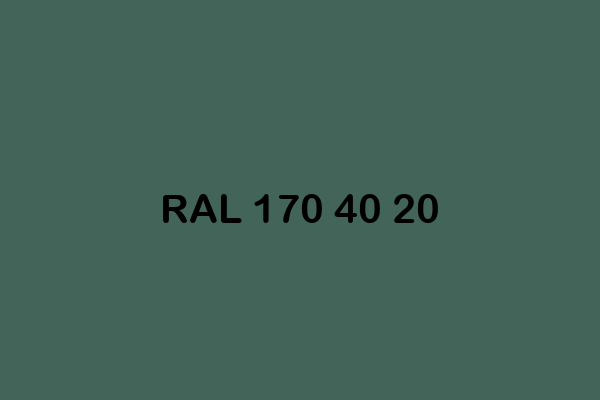 RAL 170 40 20 ral design