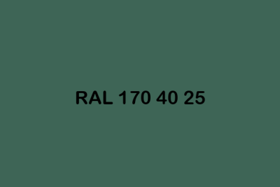 RAL 170 40 25 ral design