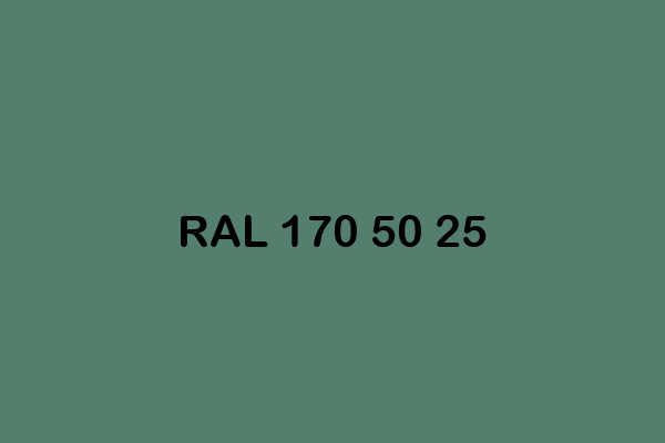 RAL 170 50 25 ral design