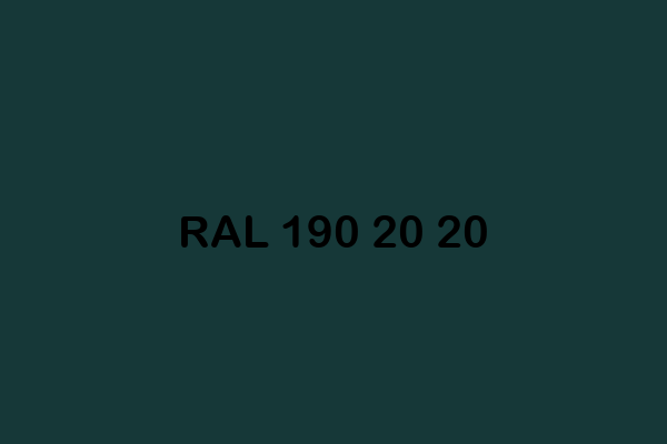 RAL 190 20 20 ral design