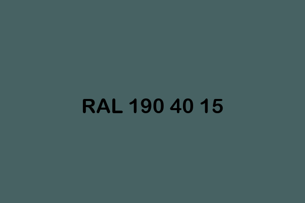 RAL 190 40 15 ral design