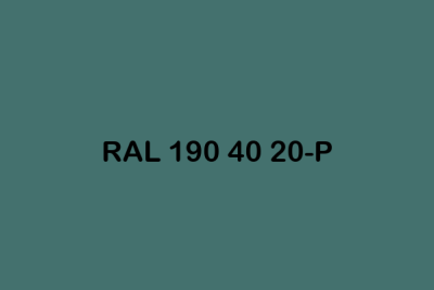 RAL 190 40 20 P ral plastics p2