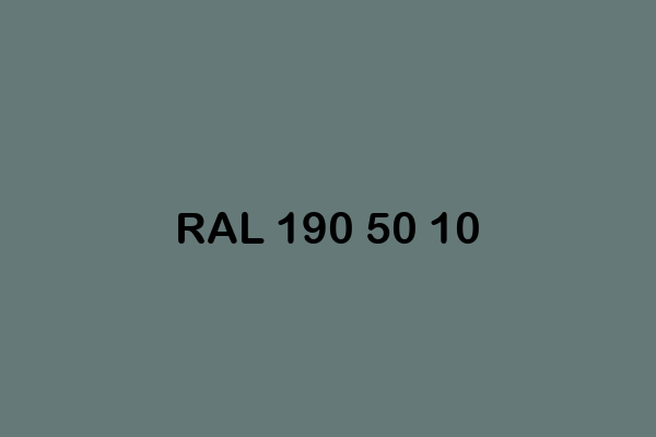 RAL 190 50 10 ral design