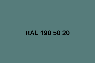 RAL 190 50 20 ral design