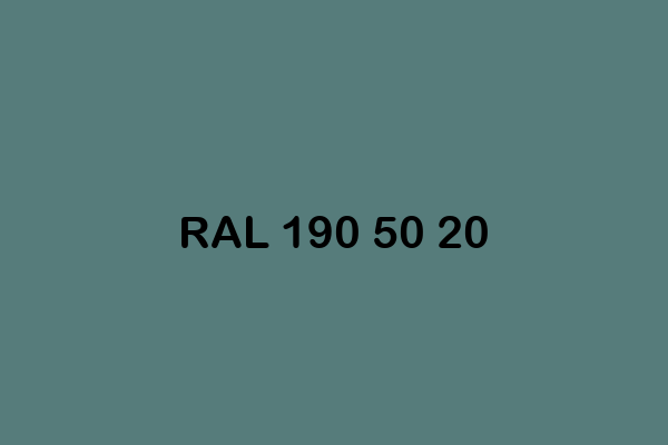 RAL 190 50 20 ral design