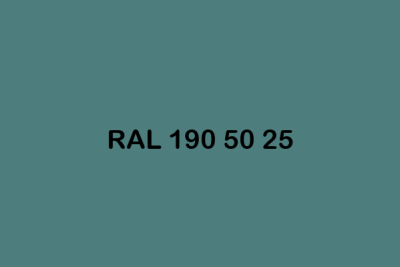 RAL 190 50 25 ral design