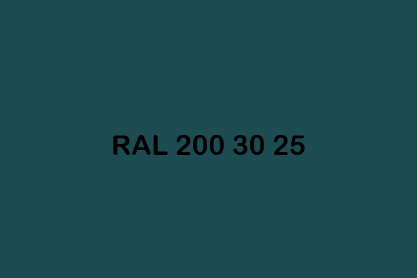 RAL 200 30 25 ral design