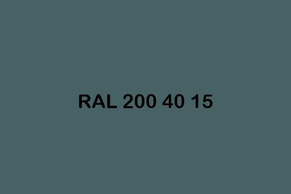 RAL 200 40 15 ral design