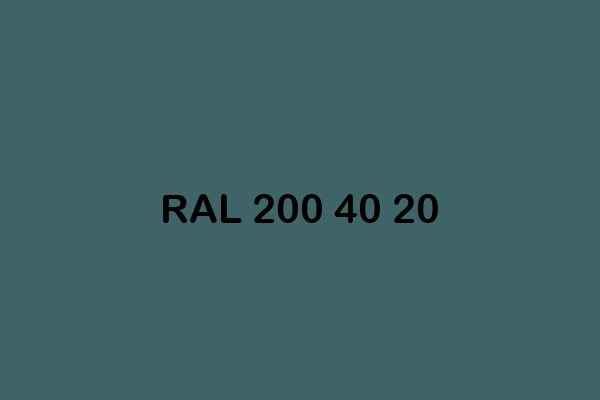 RAL 200 40 20 ral design