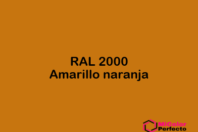 RAL 2000 Amarillo naranja