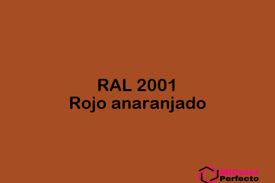 RAL 2001 Rojo anaranjado