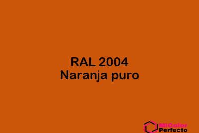 RAL 2004 Naranja puro