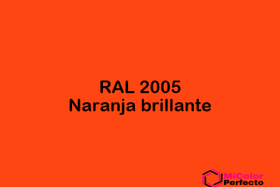 RAL 2005 Naranja brillante