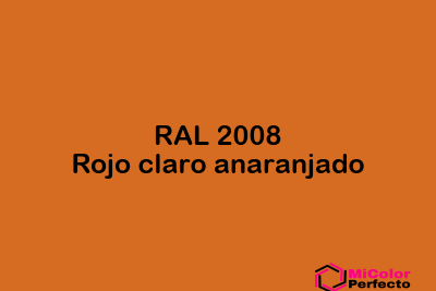 RAL 2008 Rojo claro anaranjado