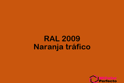 RAL 2009 Naranja trafico